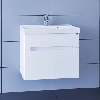 Тумба под раковину СанТа Лондон 224002л 60см белый